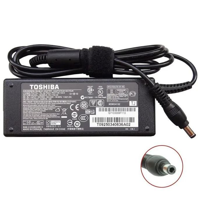 Toshiba Normal Pin 65W Charger
