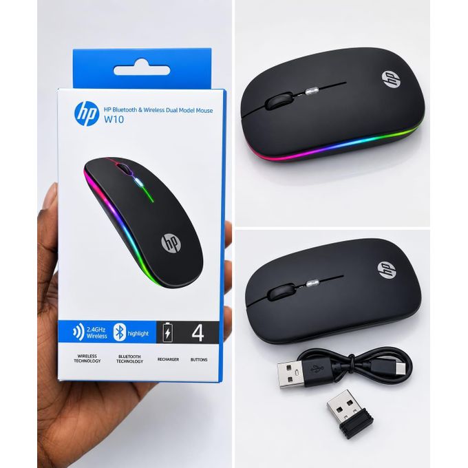 Rechargeable wireless Bluetooth W10 Mouse